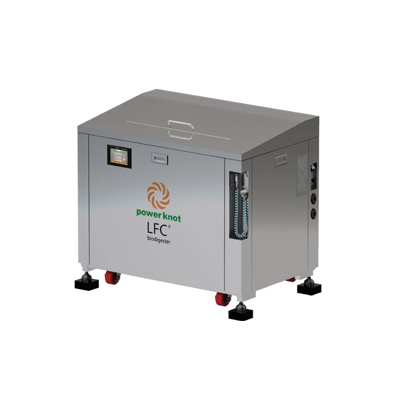 LFC 100 biodigester Predela 35–300 kg biodpadkov na dan.
